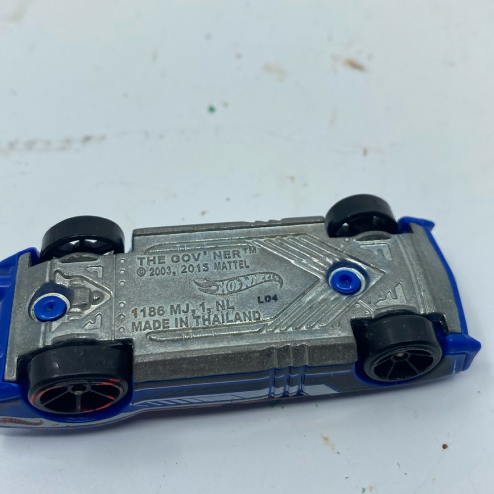 Hot Wheels The Govner Blue Diecast Toy Car - Picture 5 of 8